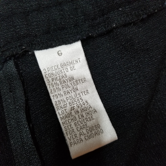 Black pants, SIZE 6, - Picture 15 of 15